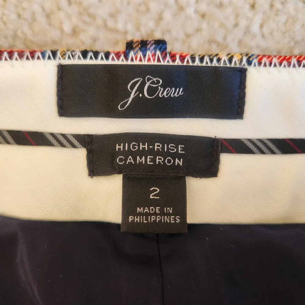 NEW Tartan Plaid Pants-- Cameron cut